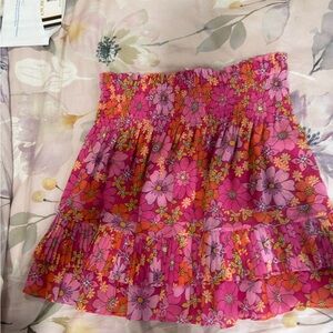 Ramy Brook Vibrant Floral Mini Skirt